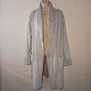 Allonge Grey Plush Robe